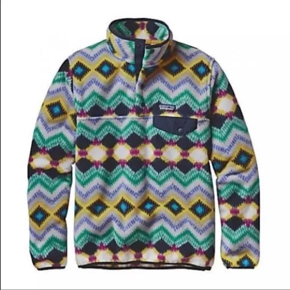 Patagonia Synchilla Fleece in Timber Twist Aztec